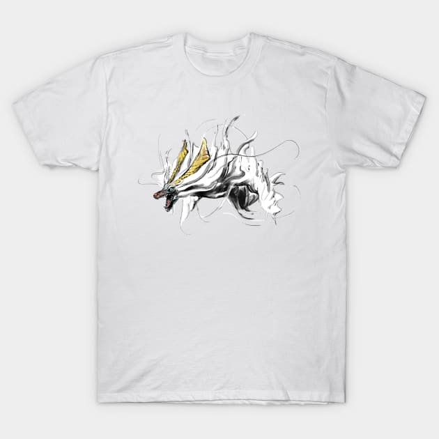 The Storm Dragon T-Shirt by Zid